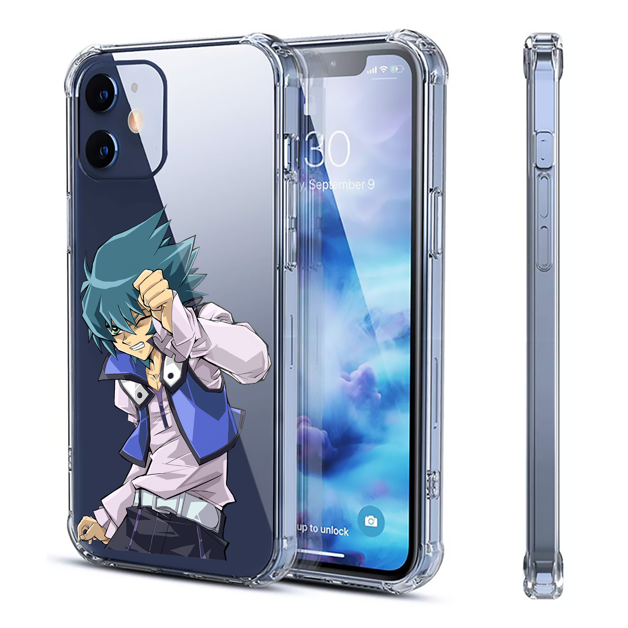 （画像用） 遊☆戯☆王 Yu-Gi-Oh! 【iPhone 12シリーズ対応】透明スマホケース（クリアソフトケース）